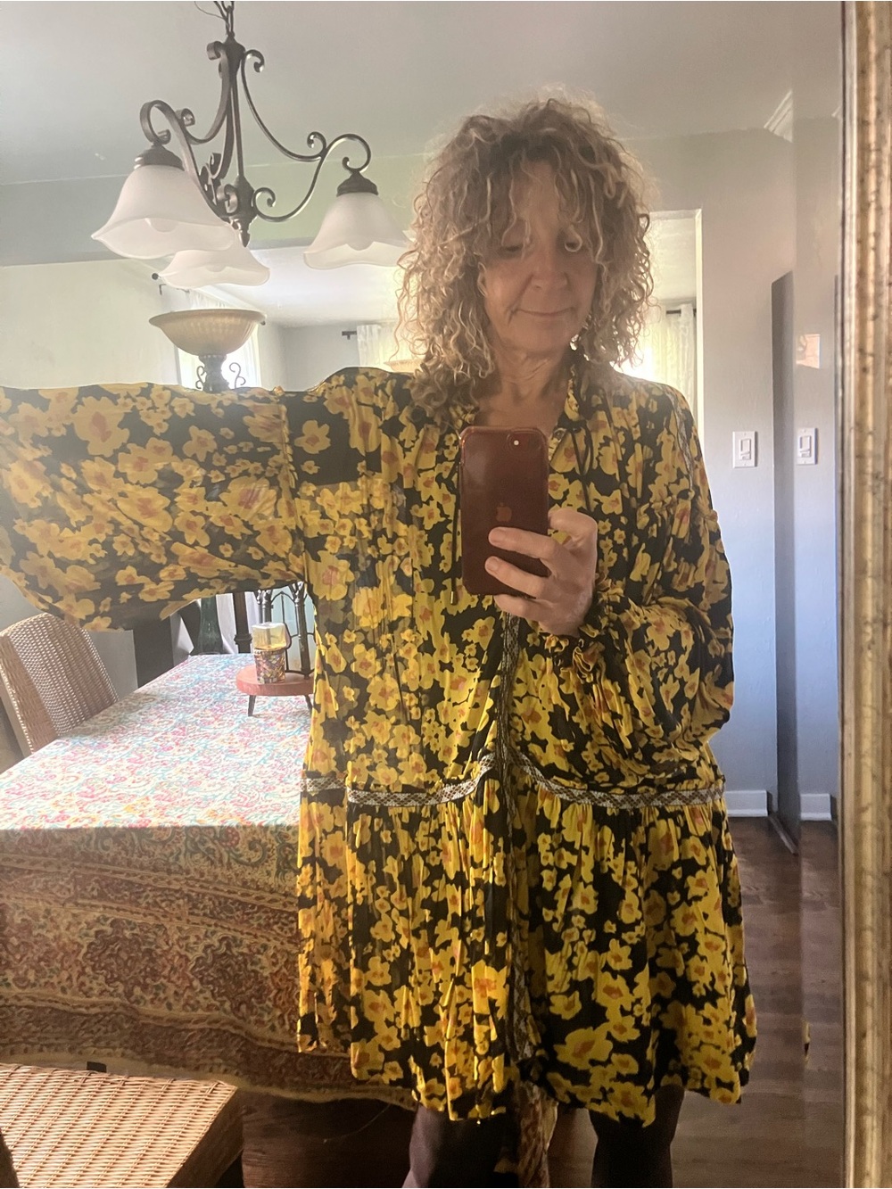 Free people Love letter tunic dress